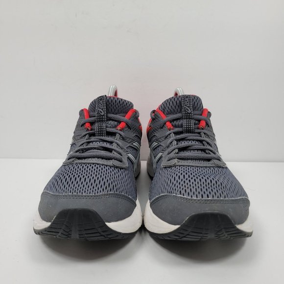 Asics Gel-Content Men's Gray Red Running Shoes 1011A667 US Size 8 - Picture 3 of 8